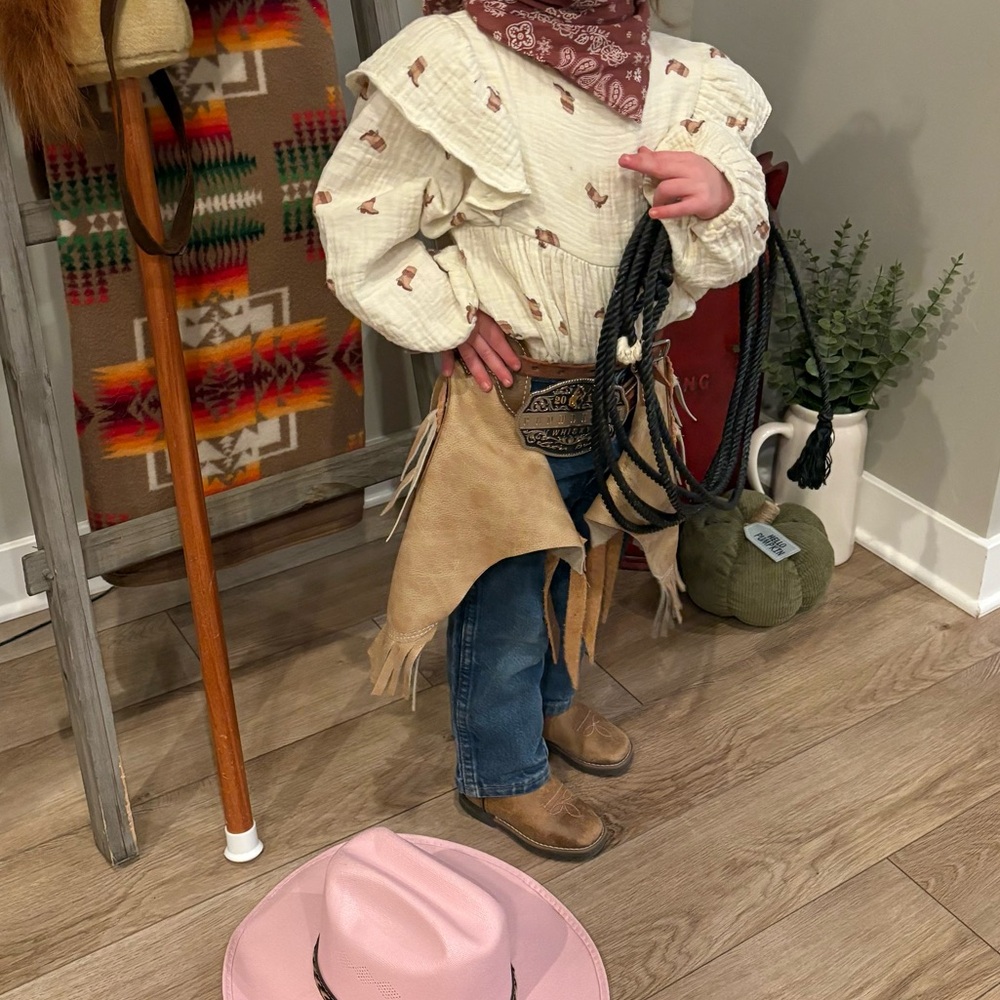 Rylee + Cru Cowgirl Boots Kalea girl’s romper - Picture 6 of 8